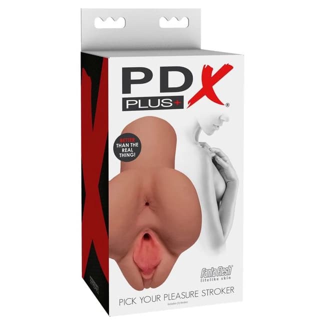 PDX PLUS PICK YOUR PLEASURE STROKER TAN  - Image 1