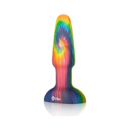 Peace & Love Tie Dye Rimming Plug, image 1
