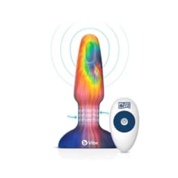 Peace & Love Tie Dye Rimming Plug, image 2