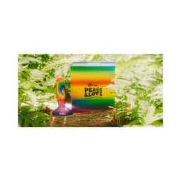 Peace & Love Tie Dye Rimming Plug, image 3