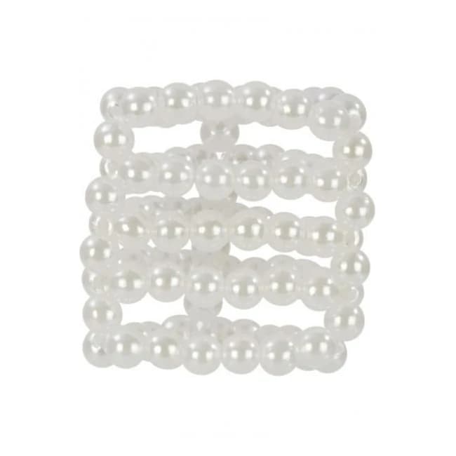 Peal Stroker Beads Small 1.5 Inch - White - Image 1