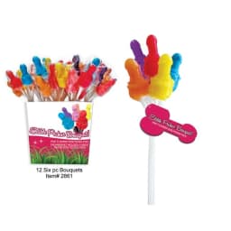 Pecker Candy Bouquet 72 Pcs Pail Display - Image 1