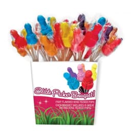 Pecker Candy Bouquet 72 Pcs Pail Display - Image 2