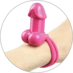 Pecker Lastick Hair Tie Pink - Image 3