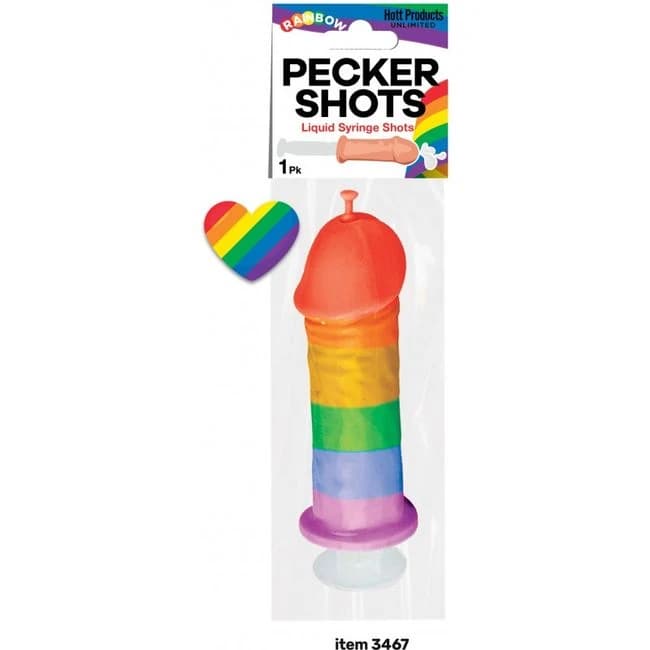 Pecker Shot Syringe Rainbow - Image 1