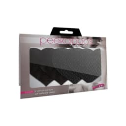 Peekaboo Pasties Classic Black Hearts - Image 2
