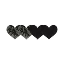 Peekaboo Satin and Lace Hearts, image 1