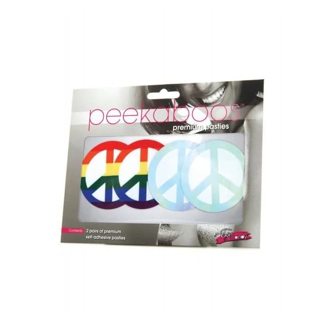 Peekaboos Pride Peace Sign - Pack of 2 - Image 1
