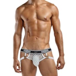 Peep Show Jock Ring White Small/medium, image 2