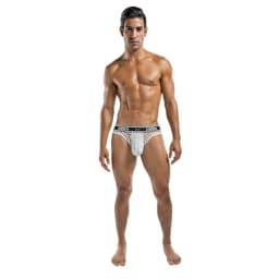 Peep Show Lo Rise Thong White, image 3