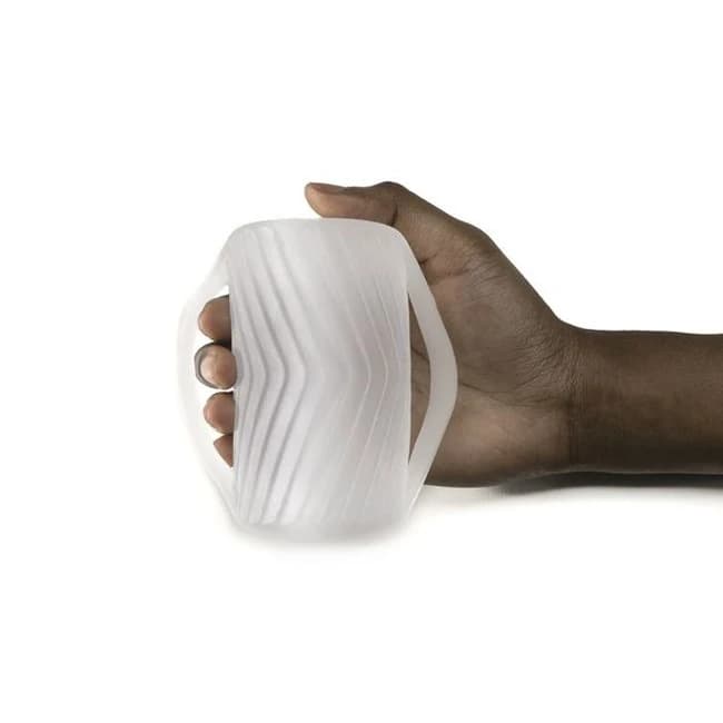 Perfect Fit Male Masturbator W/ Grip Clear - Image 4