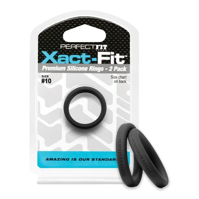 PERFECT FIT XACT-FIT #10 2 PK BLACK  - Image 1