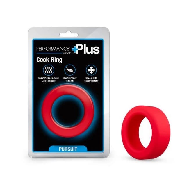 Performance Plus Pursuit Cock Ring Red - Image 1