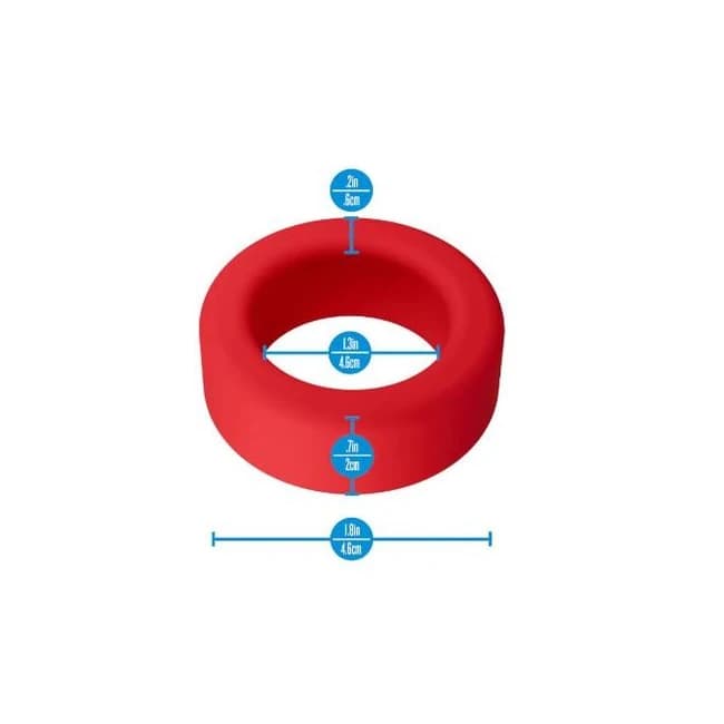 Performance Plus Pursuit Cock Ring Red - Image 3