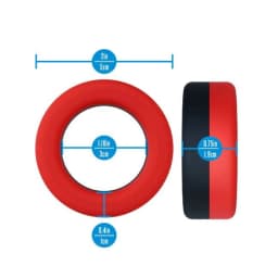 Performance Plus Takeoff Cock Ring Black/red, image 3