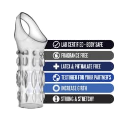 Performance Studded Sleeve Ring Clear, image 5