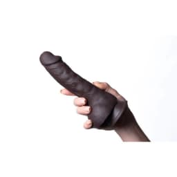 Phoenix 8 Realistic Silicone Dong Brown ", image 4