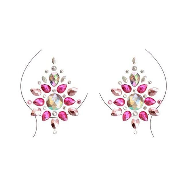 Phoenix Adhesive Nipple Jewels Sticker (6pk) - Image 1