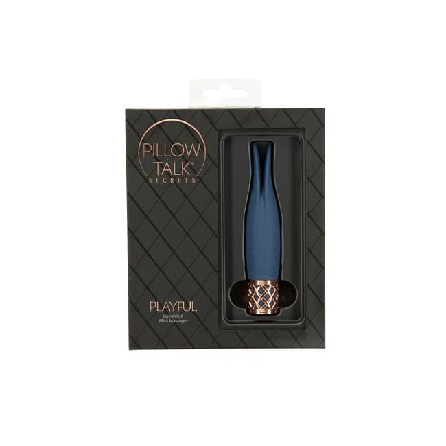 Pillow Talk Secrets Playful Massager Navy - Image 1