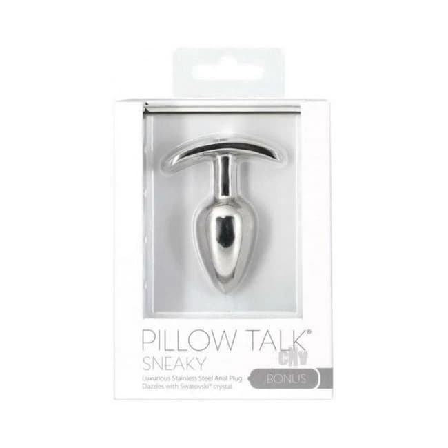 Pillow Talk Sneaky Steel Anal Plug - Image 1