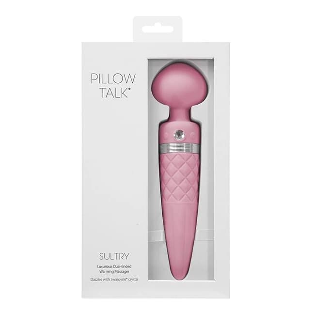 PILLOW TALK SULTRY ROTATING WAND PINK  - Image 1