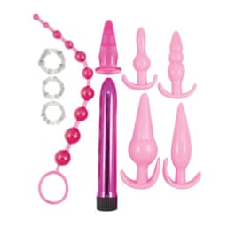 Pink Elite Collection Anal Play Kit, image 3