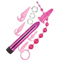 Pink Elite Collection Anal Play Kit, image 4