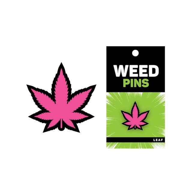 Pink Leaf Pin - Image 1