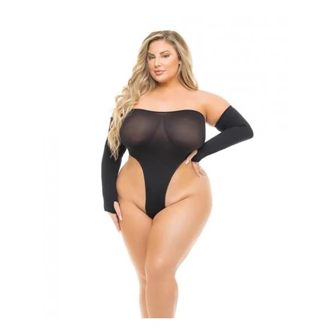 Pink Lipstick High Af Teddy W/gloves Black Qn - Image 1