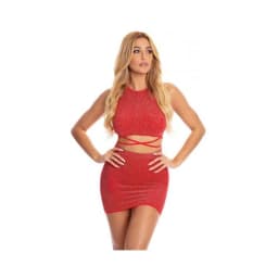 Pink Lipstick Midnight Sun Skirt Set, image 2