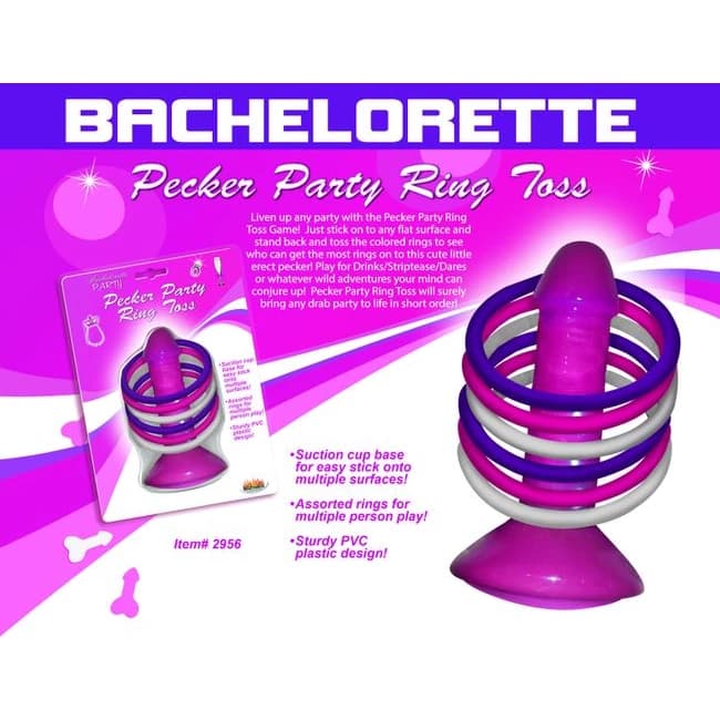 Pink Pecker Party Ring Toss - Image 1
