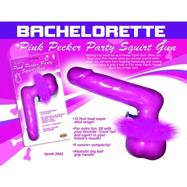 Pink Pecker Party Squirt Gun - Image 1