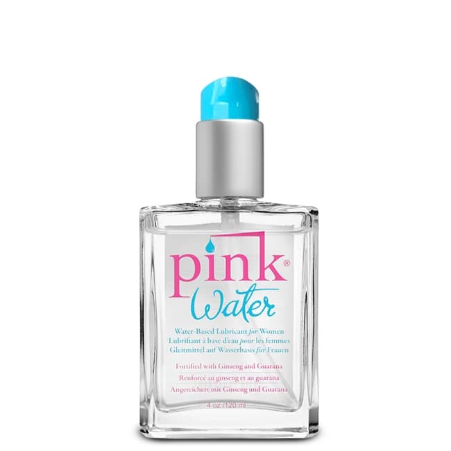 Pink Water 4 Oz Glass Bottle W/ Pump - Image 1