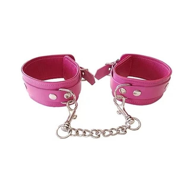 Plain Leather Wrist Cuffs - Image 1