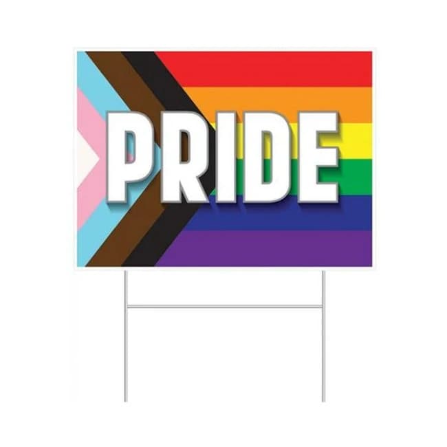 Plastic Pride Yard Sign - Image 1