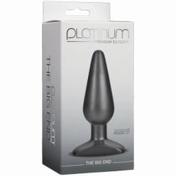 Platinum Silicone Charcoal Big End, image 2