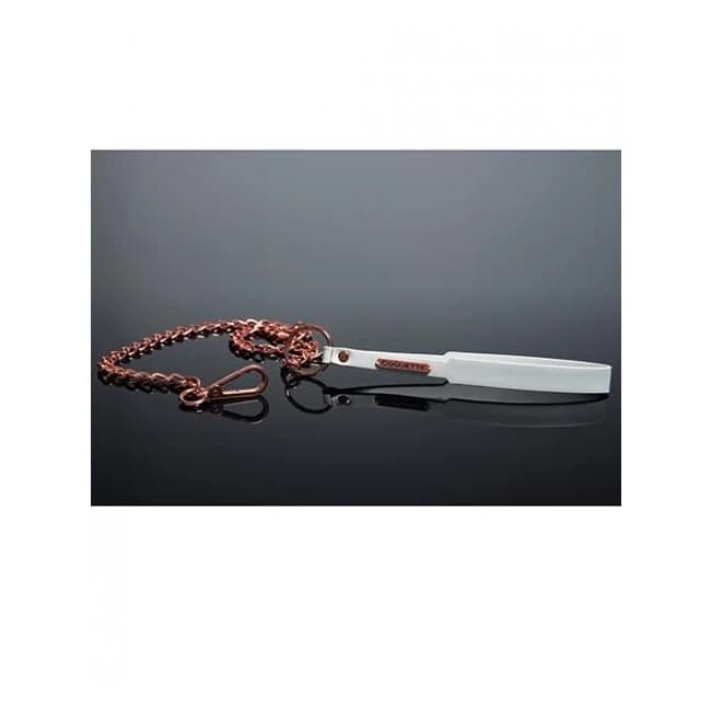 Pleasure Collection Leash - White/rose Gold - Image 1