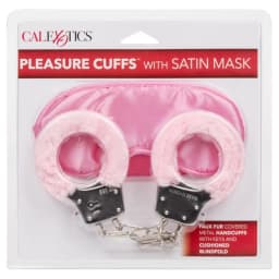 Pleasure Cuffs w/ Satin Mask, image 2