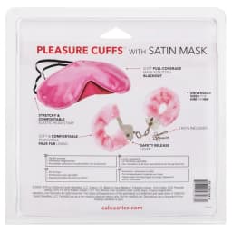 Pleasure Cuffs w/ Satin Mask, image 3