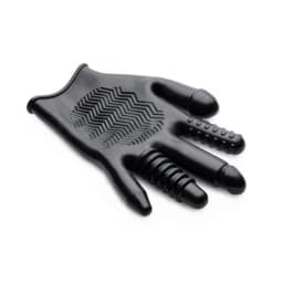 Pleasure Poker Textured Glove Black, image 2