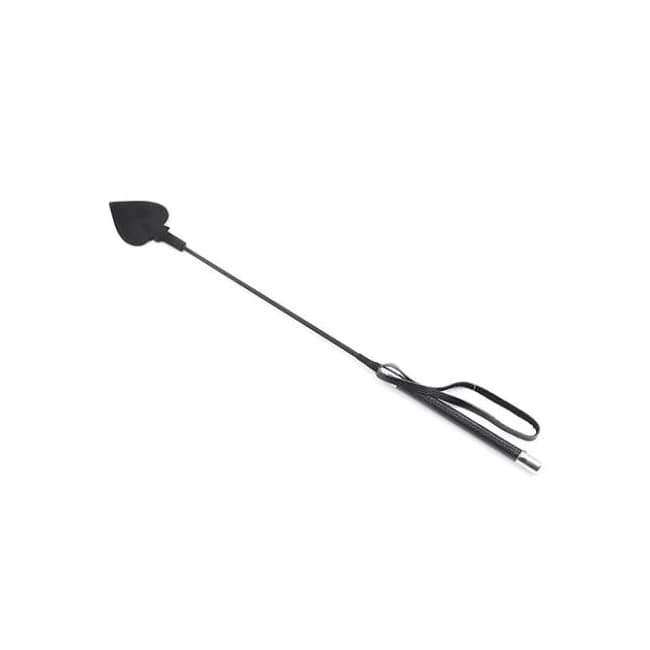 Plesur 22" Spade Silicone Crop - Black - Image 1
