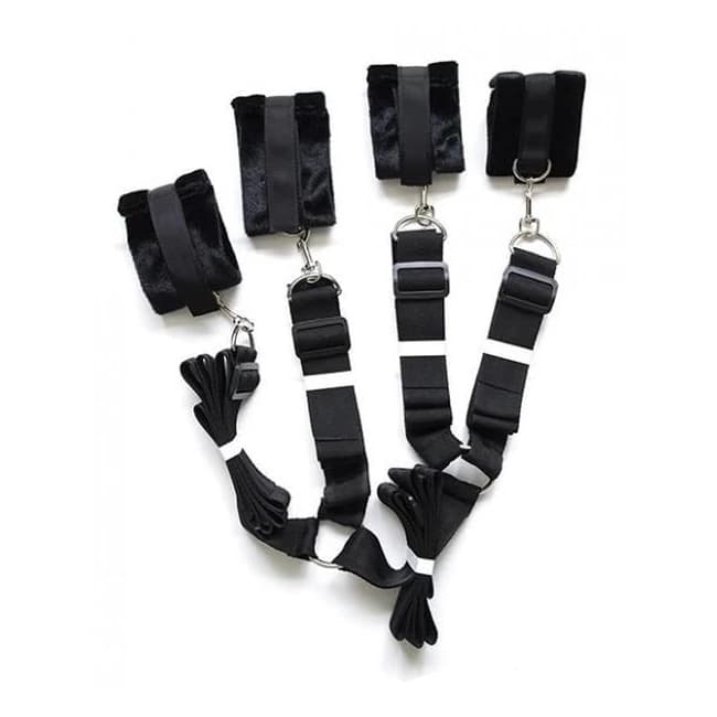 Plesur Fuzzy Bedroom Bondage Kit - Asst. Colors - Image 1
