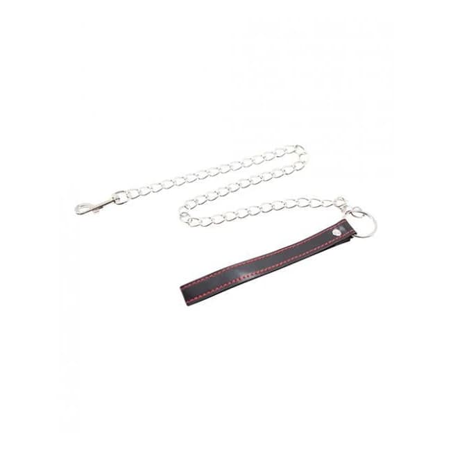 Plesur Pvc Leash - Black W/red - Image 1
