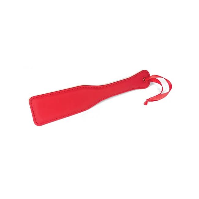 Plush Lined Red Pu Paddle - Image 1
