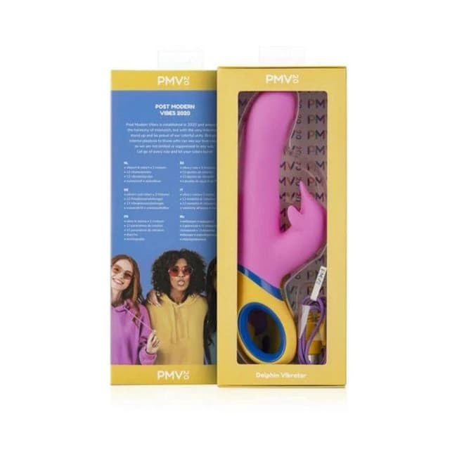 Pmv20 Copy Dolphin Vibrator Silicone Pink - Image 1
