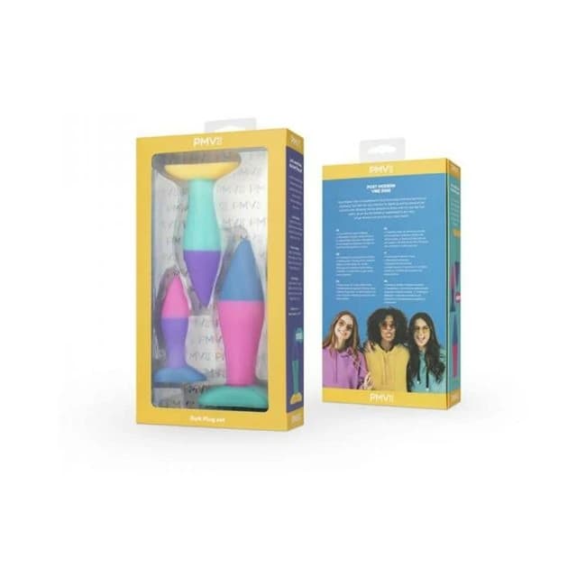 Pmv20 Koda 3-piece Butt Plug Set Multicolor - Image 1