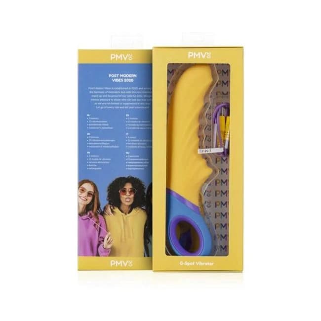 Pmv20 Tone G-spot Vibrator Silicone Yellow - Image 1