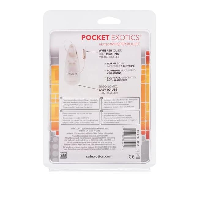 POCKET EXOTIC HEATED WHISPER BULLET  - Image 1