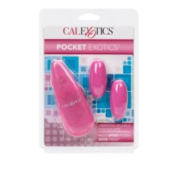Pocket Exotics Double Pink Passion Bullet - Image 1