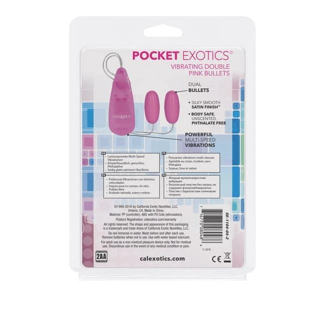 Pocket Exotics Double Pink Passion Bullet - Image 2